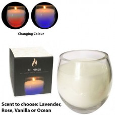 Candle LED Candles Colour Changing Glass Jar Glow Flicker Candlelight Shimmer   253515710229